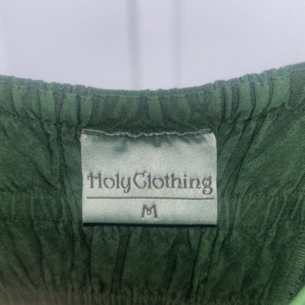 Holy Clothing Ena Maxi in Huntress Green Medium Fairy Core Medieval Renaissance - Picture 3 of 12